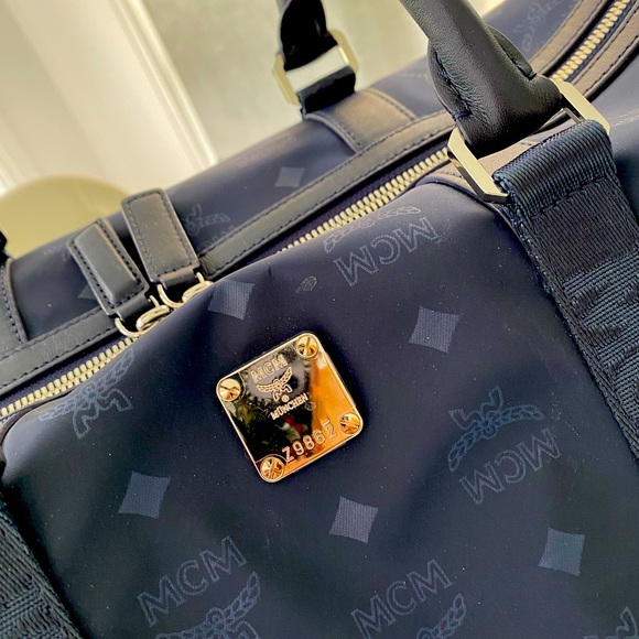 MCM Medium Traveler Weekender Duffle Bag Brand New - Gender Neutral. 20”x12”x9” - Picture 2 of 4